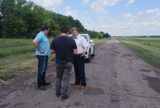 И.о. главы Калининского МР В.Г. Лазарев провел рабочее совещание по состоянию дорог, требующих неотложного ремонта
