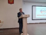 Принял участие в родительском собрании в школе №2!