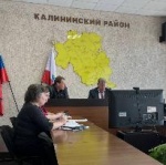 Глава района Валерий Лазарев принял участие в работе совещания в режиме видеоконференцовязи по следующим оперативным вопросам: