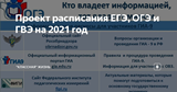 Рособрнадзор опубликовал обновленные проекты расписаний ЕГЭ, ОГЭ и ГВЭ на 2021 год