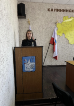 Начальник управления сельского хозяйства и продовольствия  Наталья Подбельская выступила с докладом о подготовке к весенне‑полевым работам в Калининском  районе в 2026 году
