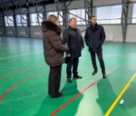 Глава района Валерий Лазарев встретился с министром спорта области Олег Дубовенко