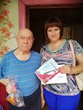Труженик тыла Иван Кузьмич Шкарпов из г. Калининска встретил 90-летний юбилей!