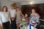 Поздравили труженицу тыла