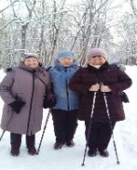 ❄ Калининские пенсионеры активно проводят время на свежем воздухе!    