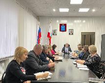 Глава КМР,  Валерий Лазарев, принял участие в рабочем совещании, которое в рамках рабочего визита провел председатель комитета Саратовской областной Думы по делам ветеранов Янклович Александр Юрьевич.