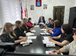 Глава района провел рабочую планерку с заместителями, начальниками управлений и отделов. 