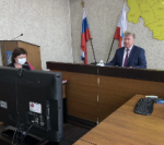 Глава района принял участие в видеоконференцсвязи под председательством министра строительства и ЖКХ Саратовской области Михаила Бутылкина по вопросу обеспечения инженерной и социальной инфраструктурой земельных участков для индивидуального жилищного стро