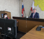 Глава района принял участие в видеоконференцсвязи под председательством министра строительства и ЖКХ Саратовской области Михаила Бутылкина по вопросу обеспечения инженерной и социальной инфраструктурой земельных участков для индивидуального жилищного стро