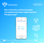 Как получить консультацию госземинспектора саратовского Росреестра?