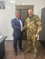 Валерий Геннадьевич Лазарев встретился с главой администрации Ахтубинского муниципального образования Андреем Масловым.