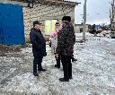 Глава района В.Г. Лазарев посетил с проверкой базу учреждения «Чистый город».  