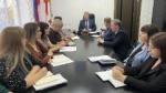 Глава района Валерий Лазарев провел рабочую планерку с заместителями, начальниками управлений и отделов.