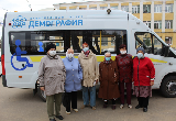 В КЦСОН Калининского района продолжается доставка граждан старше 65 лет, проживающих в сельской местности, в районную больницу.