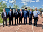 Глава района в преддверии 81‑й годовщины Победы советского народа в Великой Отечественной войне принял участие в патриотической эстафете «Знамя Победы»