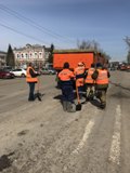 Ремонт центральной улицы города Калининска