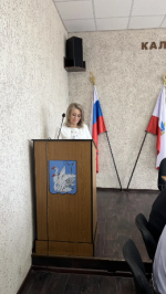 Начальник управления образования Наталья Аляева выступила на ПДС с докладом «О профориентации школьников. Целевое обучение по программам высшего профессионального образования
