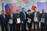 Открытие Стенда Почета Калининского муниципального района.