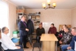 Встреча и.о. главы района В.Г. Лазарева с фермерами по вопросу ремонта дороги