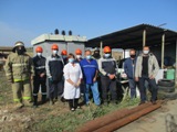 На базе ООО «Вольновка» проведена тренировка с КЧС и ОПБ МР