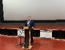 Глава района Валерий Лазарев принял участие в родительском собрании, которое состоялось в кинотеатре «Победа». 