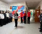 Новая четверть в СОШ №1 началась с торжественной линейки.