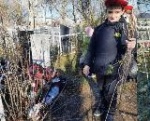 На украинском кладбище находится мемориал "Братская могила".