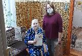 В Калининском районе труженица тыла Римма Ивановна Чагина отметила 90-летний юбилей.