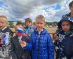 Сегодня в селе Симоновка принял участие в торжественном открытии площадки для сдачи норм ГТО.